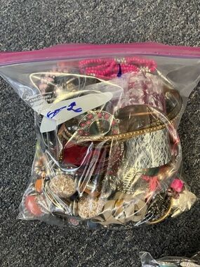 Mixed Fashion Jewelry Lot - Pink, Gold, Silver, Brown